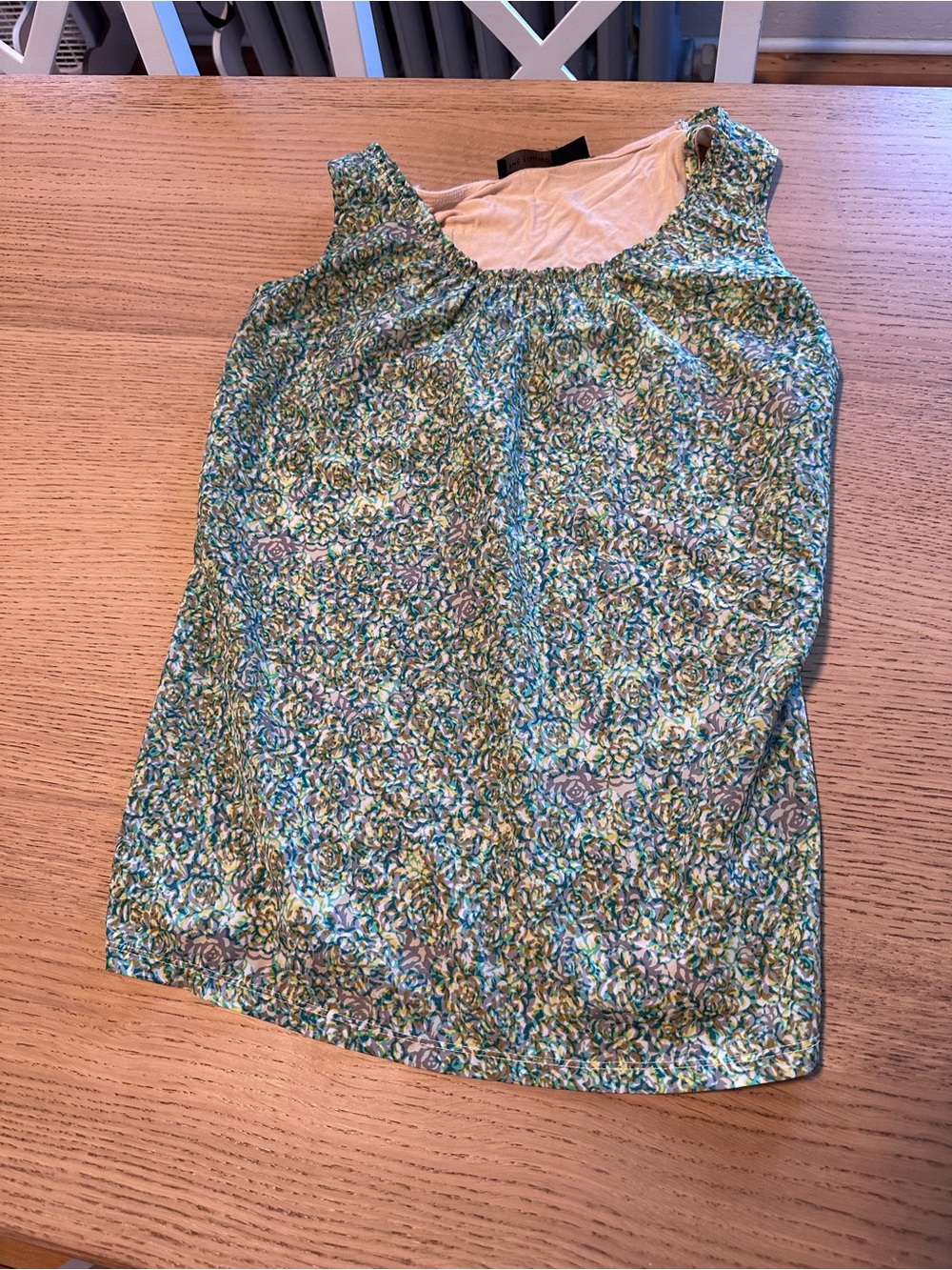 The Limited Green Multi Floral Tank Dress for Girls